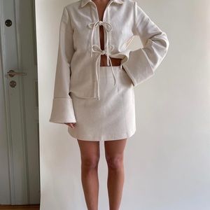 SOLD OUT Djerf Avenue Occasion Top- Cream